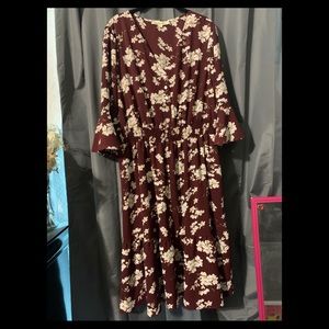 2x Indigo Rose long dress